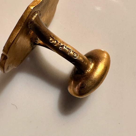 ANTIQUE Gold Rolled Cufflinks